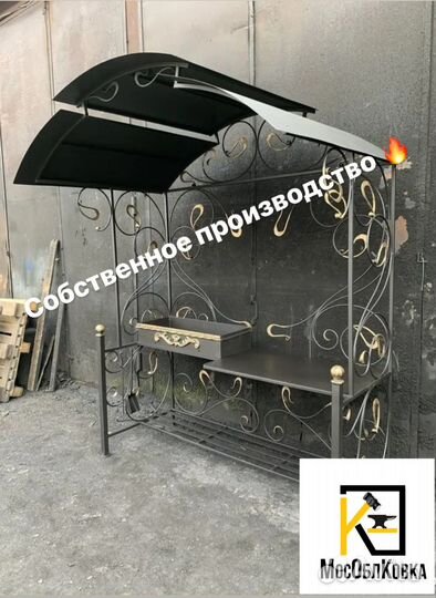 Мангал с печкой для дачи