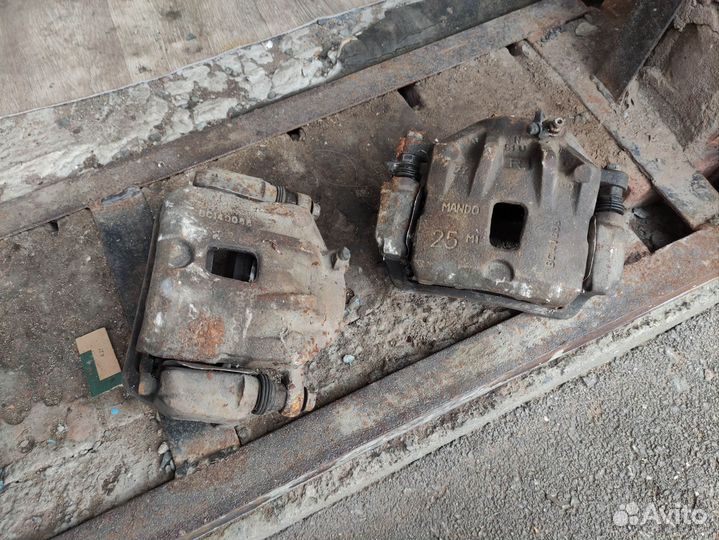 Суппорта передние sonata nf со скобами