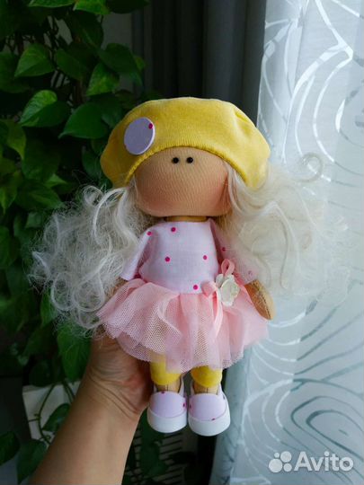 Интерьерные текстильные куколки ручной работы