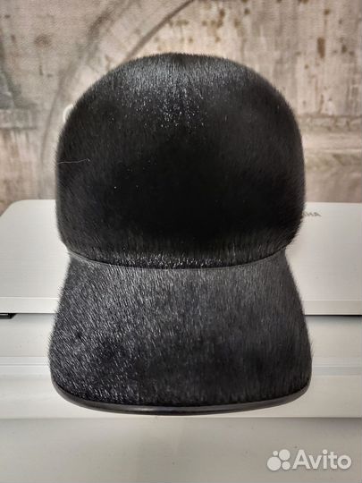 Бейсболка из меха норки новая