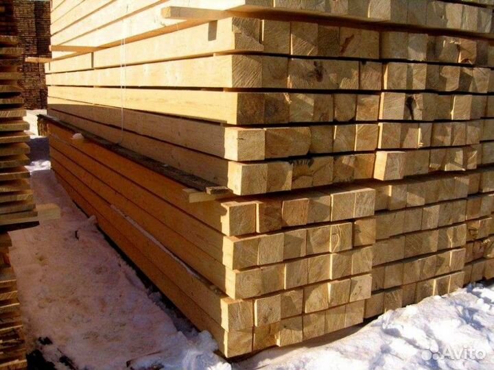 Брусок обрезной естественной влажности хвоя 2 сорт