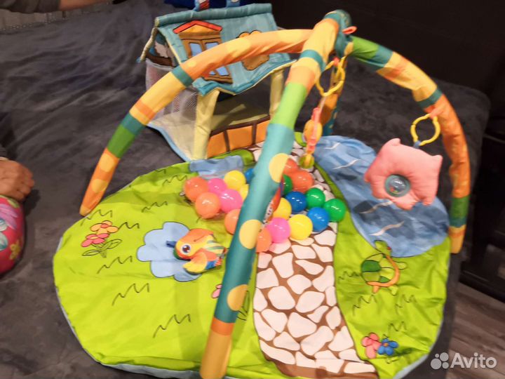 Развивающий коврик + сиденье в подарок
