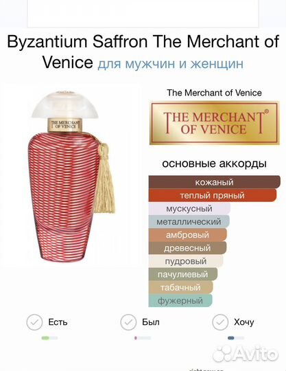 The Merchant of Venice набор 6 по 5 мл оригинал