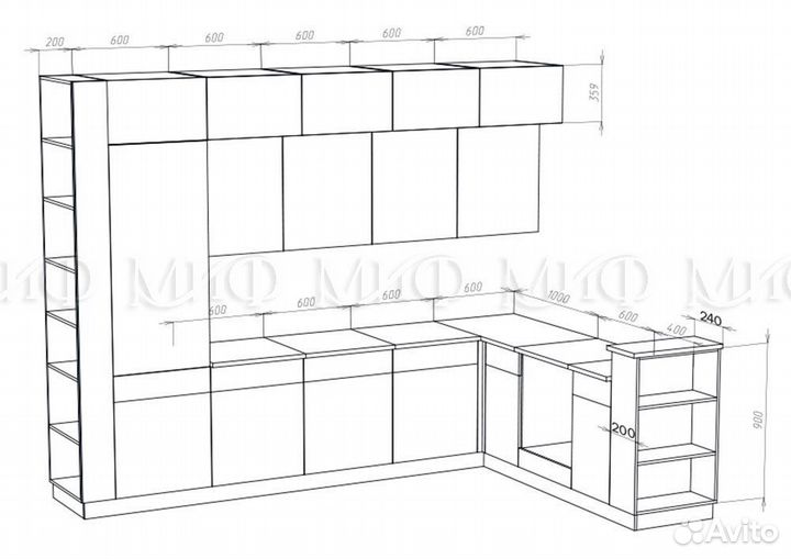 Кухонный гарнитур 