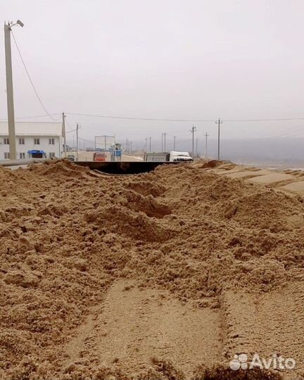 Щебень, песок