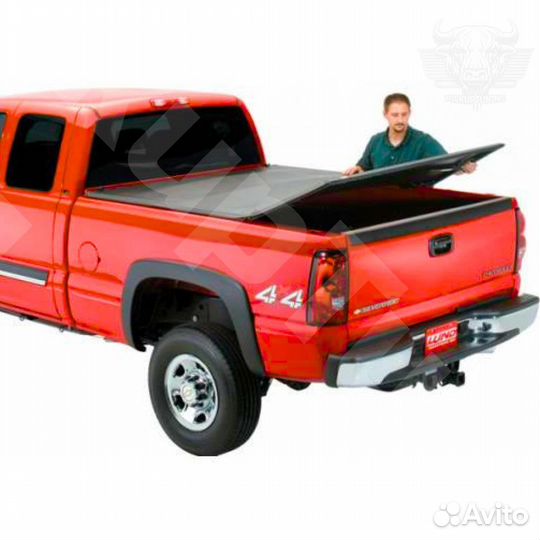 Крышка кузова мягкая трехсекционная для пикапа
