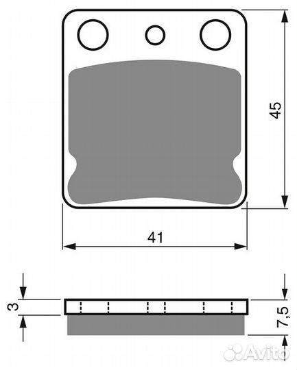 Goldfren Тормозные колодки дисковые 144 AD