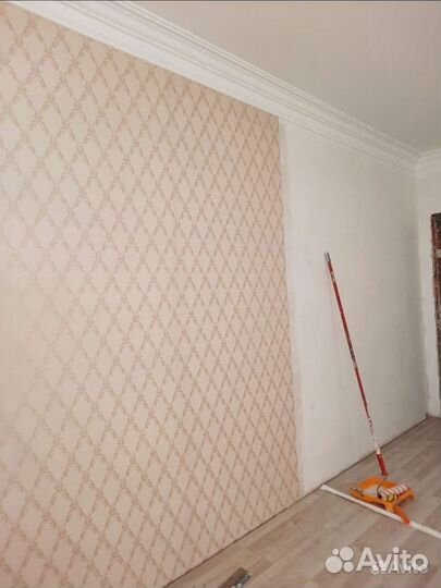 Шпаклёвка, побелка, поклейка обоев