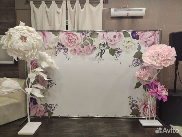 Пресс волл, фотозона, стойка для баннера