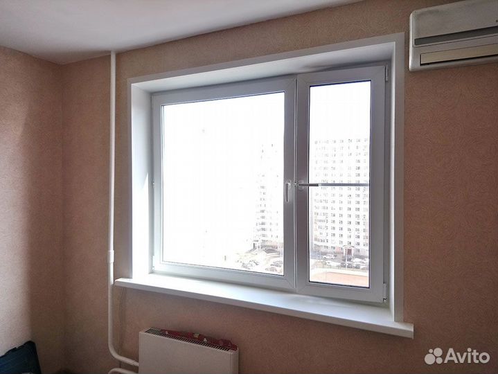 Двухстворчатое пластиковое окно на заказ