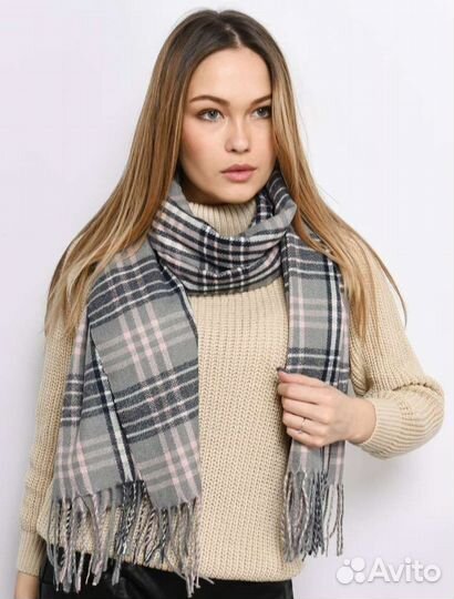 Шарф Палантин Клетка