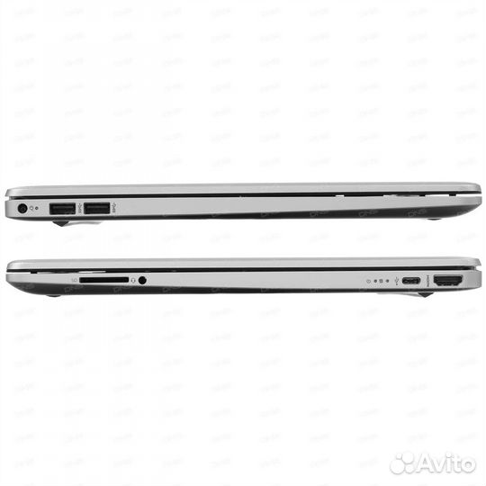 Новый Ноутбук hp laptop 15s fq серебристый