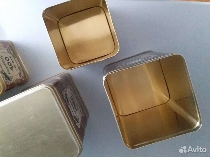 Набор жестяных банок СССР 1986г