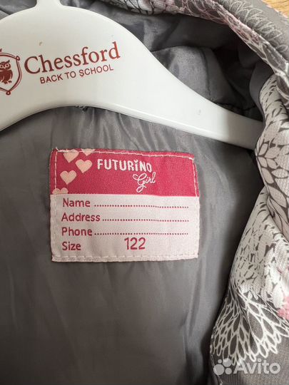 Зимняя куртка для девочки 122