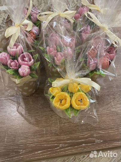 Букет из мыла ручной работы