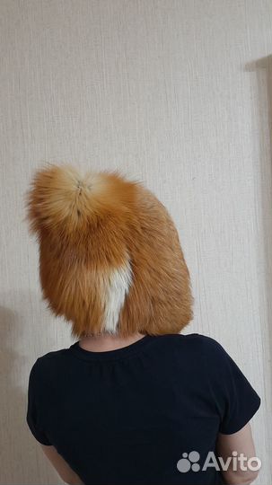 Шапка женская мех лисы