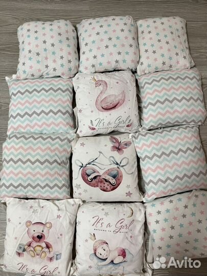 Бортики в детскую кроватку