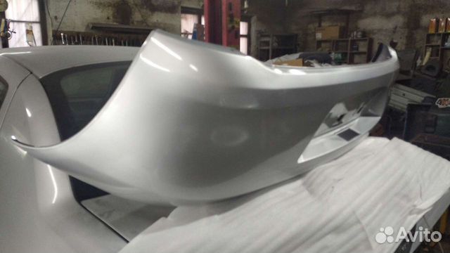 Бампер задний на Рено Клио