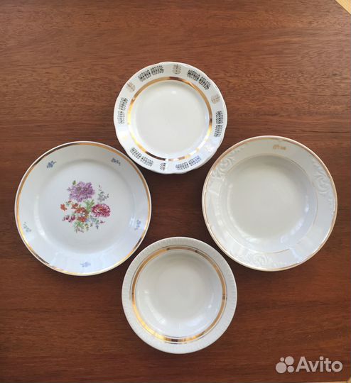 Тарелки фарфоровые винтаж СССР