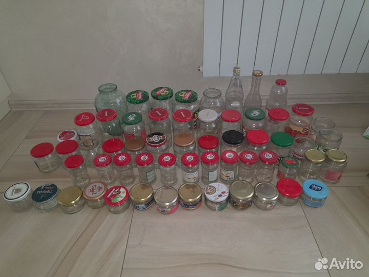 Банки стеклянные 80шт