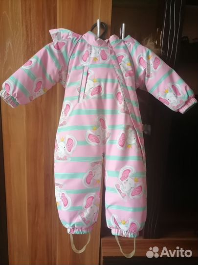 Зимний комбинезон для девочки lassie 74