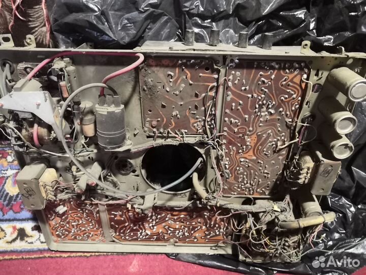 Ламповый телевизор рекорд 312, плата. Тсш-170