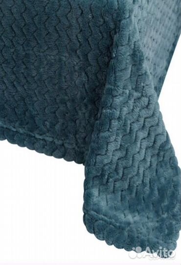 Плед 200:220 бирюзовый