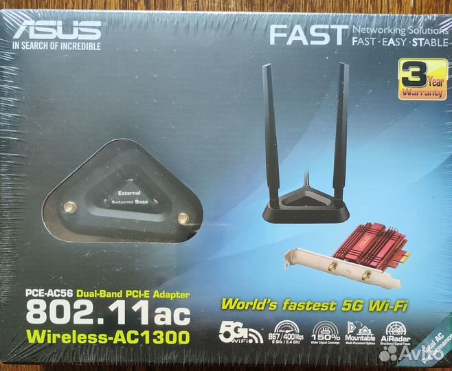 Wi-Fi адаптер Asus PCE-AC56