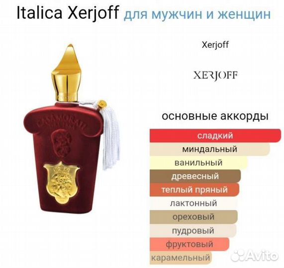 Xerjoff Casamorati 1888 Italica оригинал распив