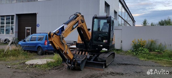 Мини-экскаватор SANY SY55C, 2022