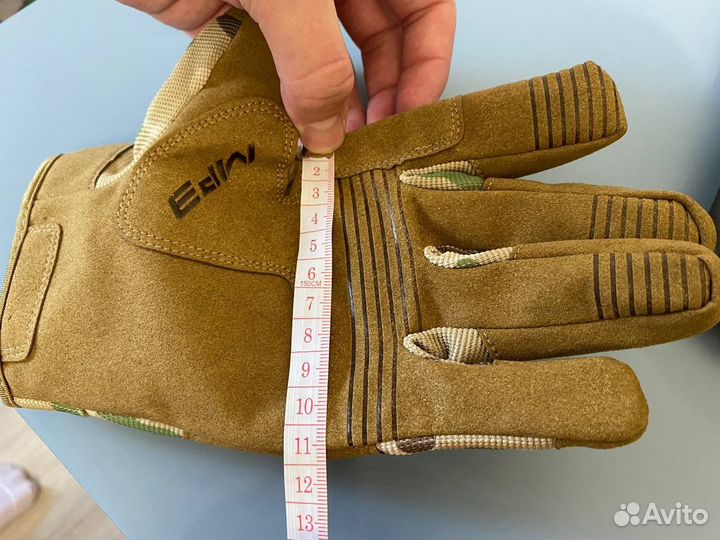 Тактические перчатки размер L бирка XL