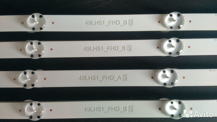 Планки подсветки для ЖК телевизора LG 49LH570