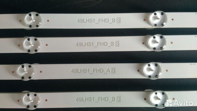 Планки подсветки для ЖК телевизора LG 49LH570
