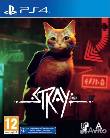PS4 диск Stray, абсолютно новый,запечатан,рус.верс