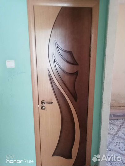 Межкомнатные двери Бу 60 см с коробкой