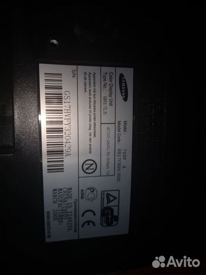 Монитор для компьютера samsung 710v a