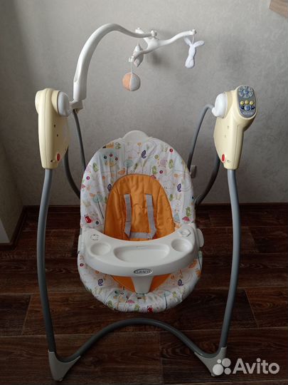 Электронные качели graco