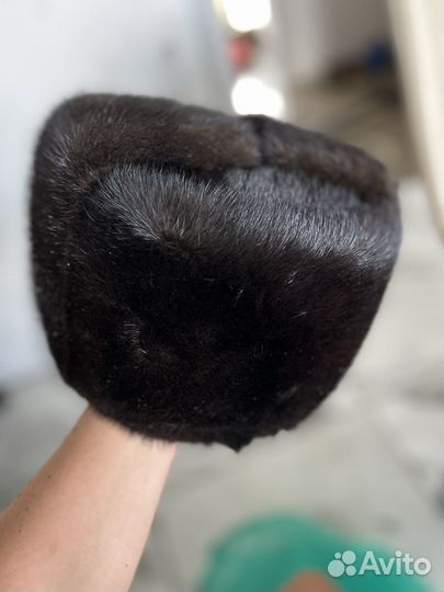 Норковая шапка мужская