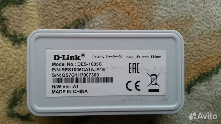 Коммутатор D-Link DES-1005C