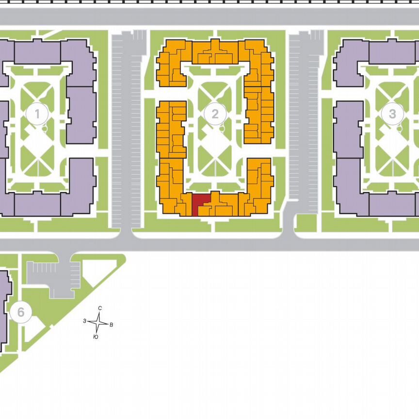 3-к. квартира, 77,6 м², 1/4 эт.