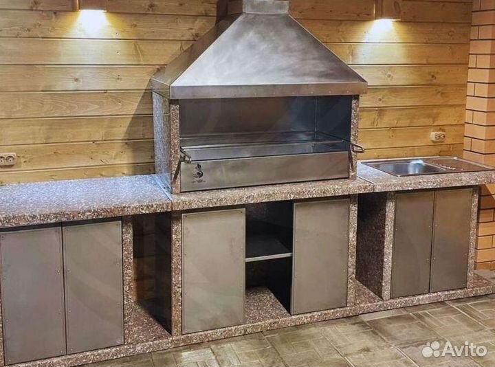 Печи барбекю, модульный комплекс барбекю