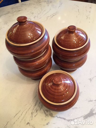 Горшки для запекания 6шт