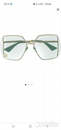 Очки gucci double g новые