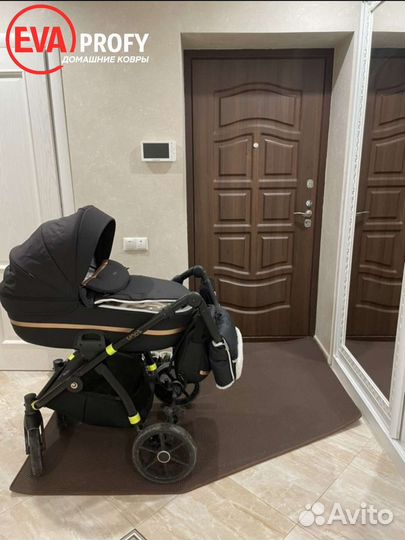 Коврик придверный домашний Ева ячеистый