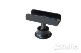 Опора регулируемая П образная черная 16мм, уп 100