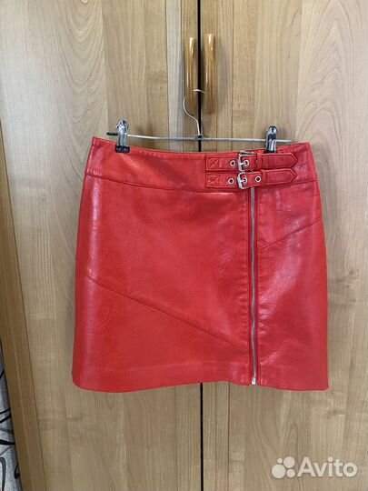 Кожаная юбка