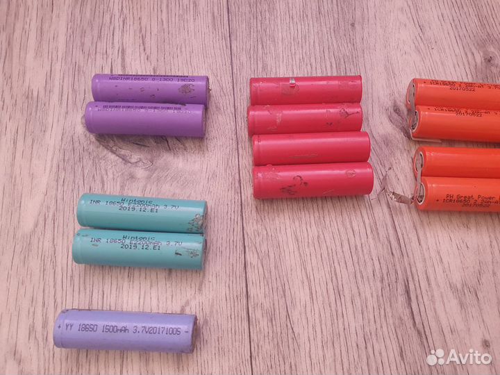 Аккумуляторы бу 18650 оригинал
