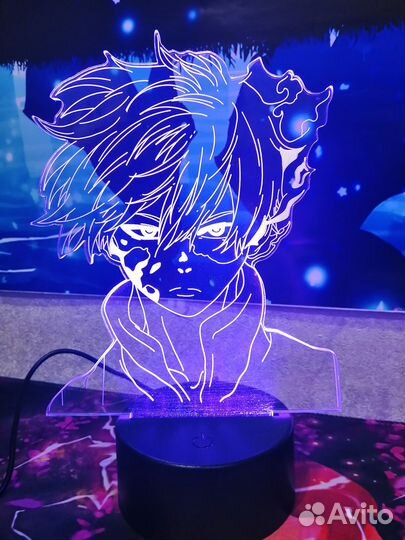 Светильник настольный Аниме Тодороки мга