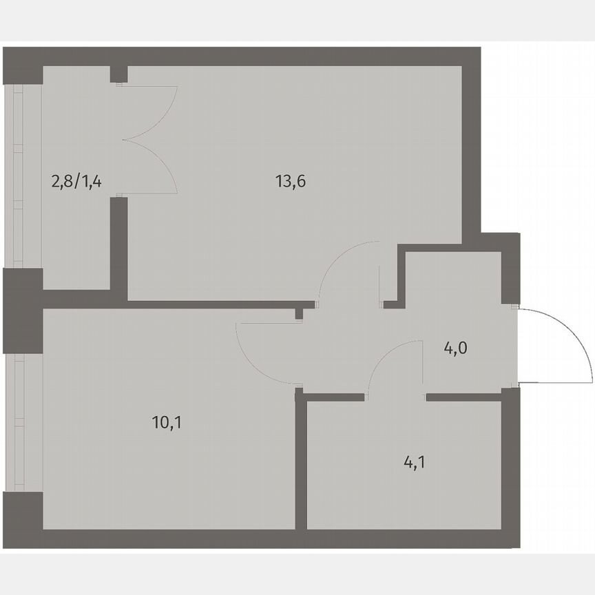 1-к. квартира, 33,2 м², 7/11 эт.