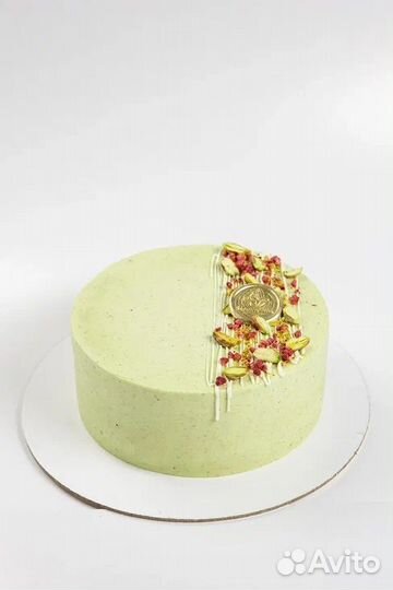 Торт фисташка-малина Диаметр 28